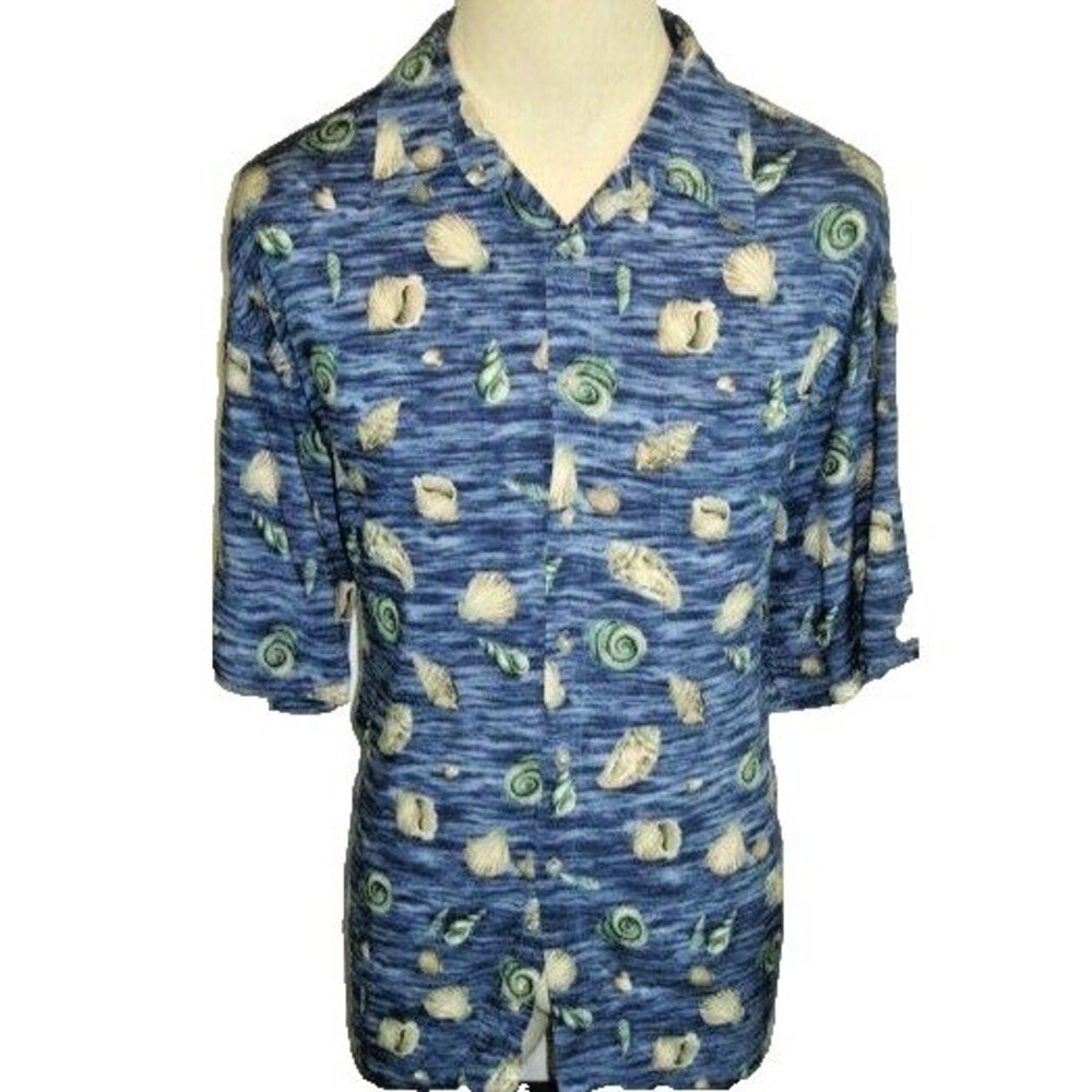 Mens Campa Moda Rayon SS Hawaiian Aloha Island Casual Shirt sz XXL